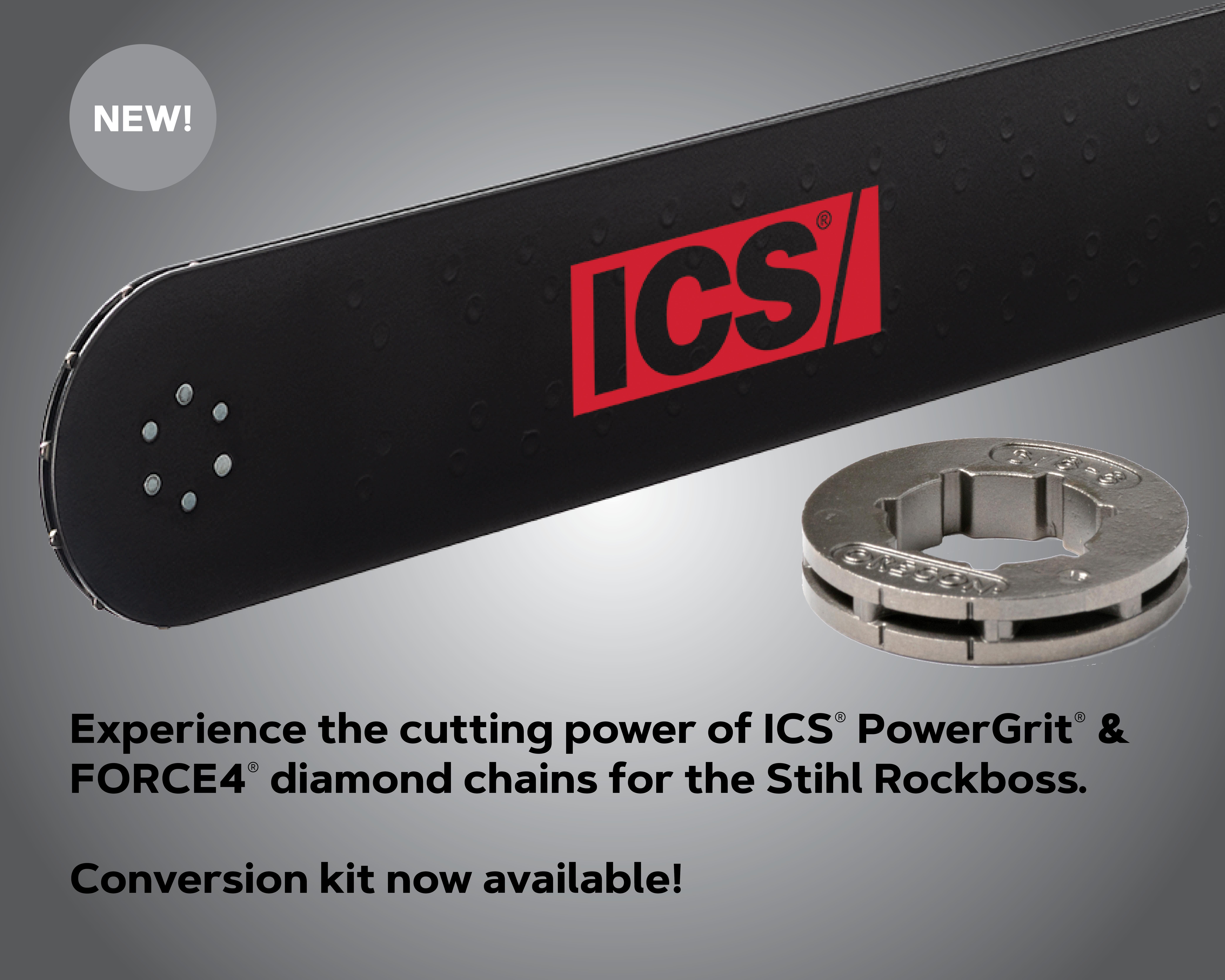ICS Conversion Kit for FORCE4 Chain on Stihl GS 461