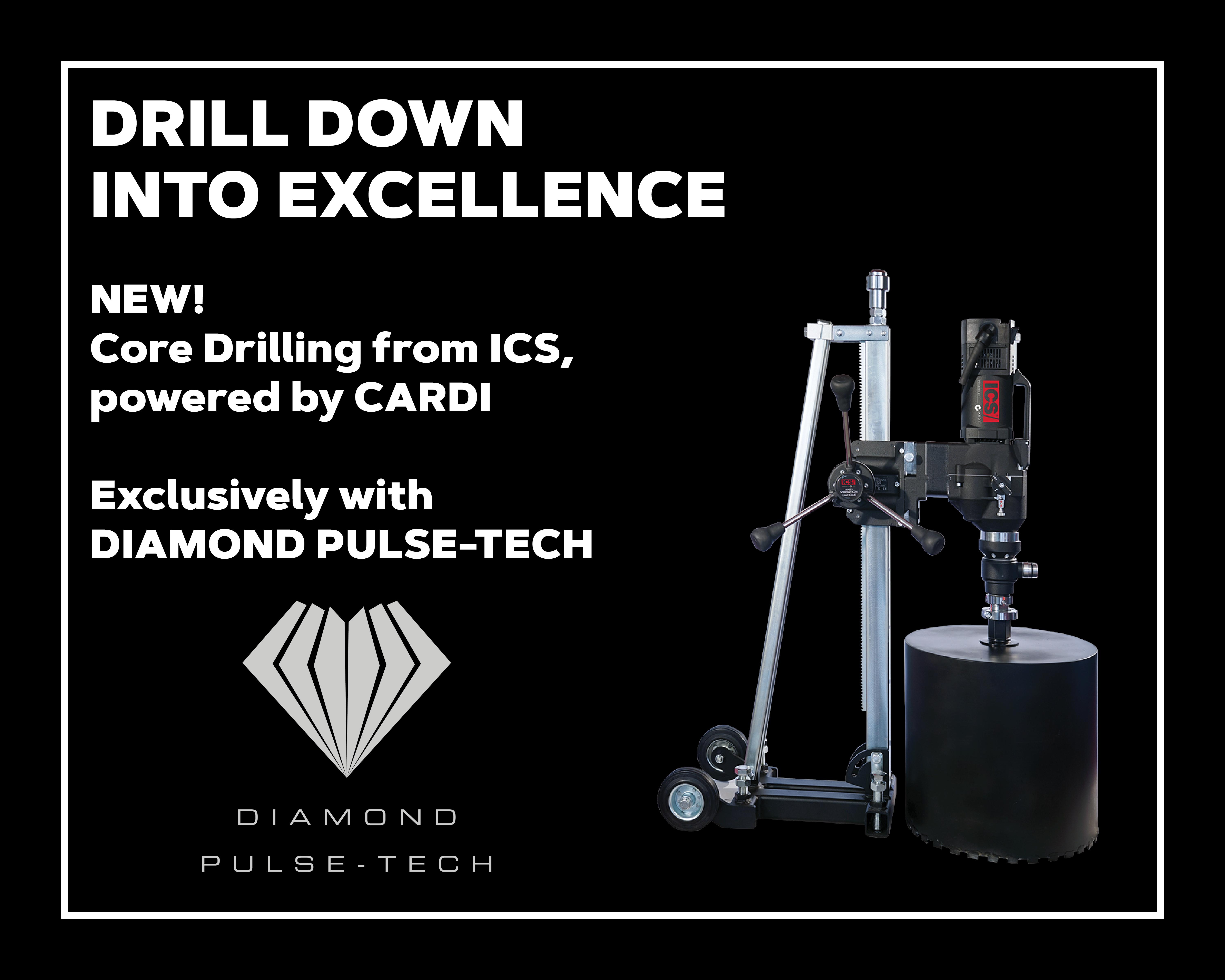 Image of Core Drill and new product announcement